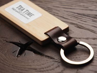 Logotrade corporate gift image of: Wooden keyring 1853292